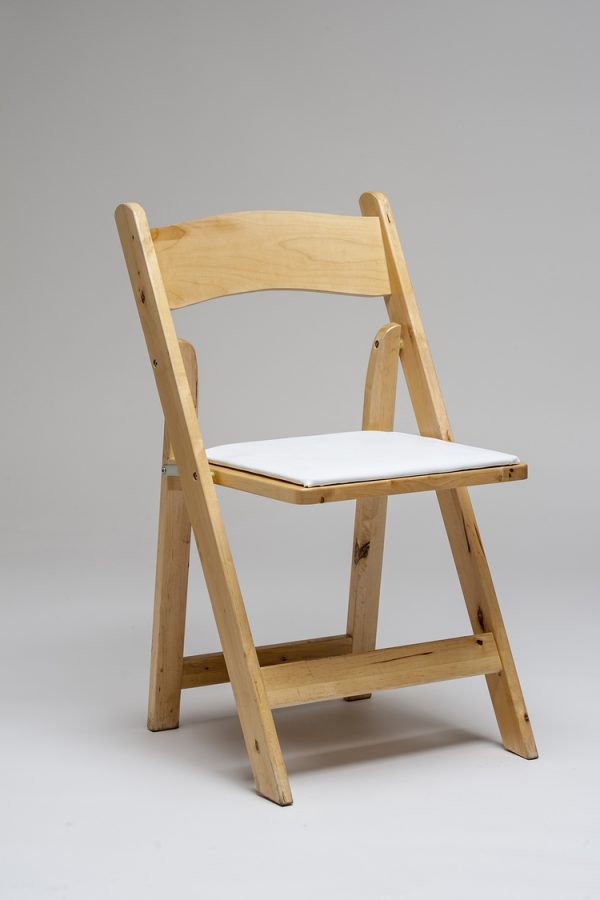 Natural wood chair